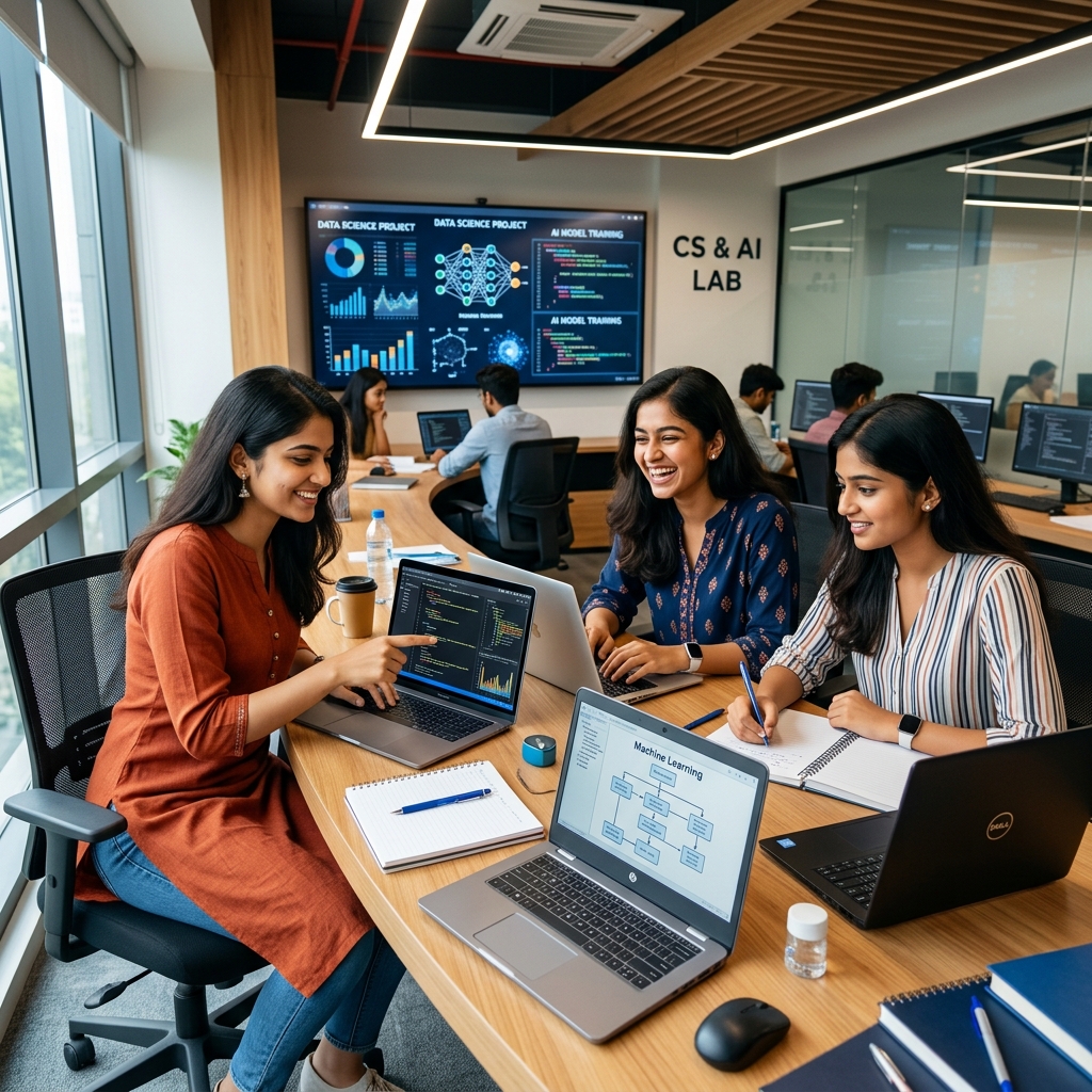 Students at AI Training Institute Vadodara